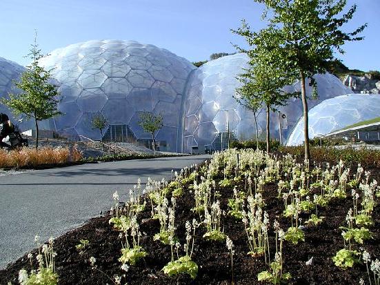 the eden project in cornwall				